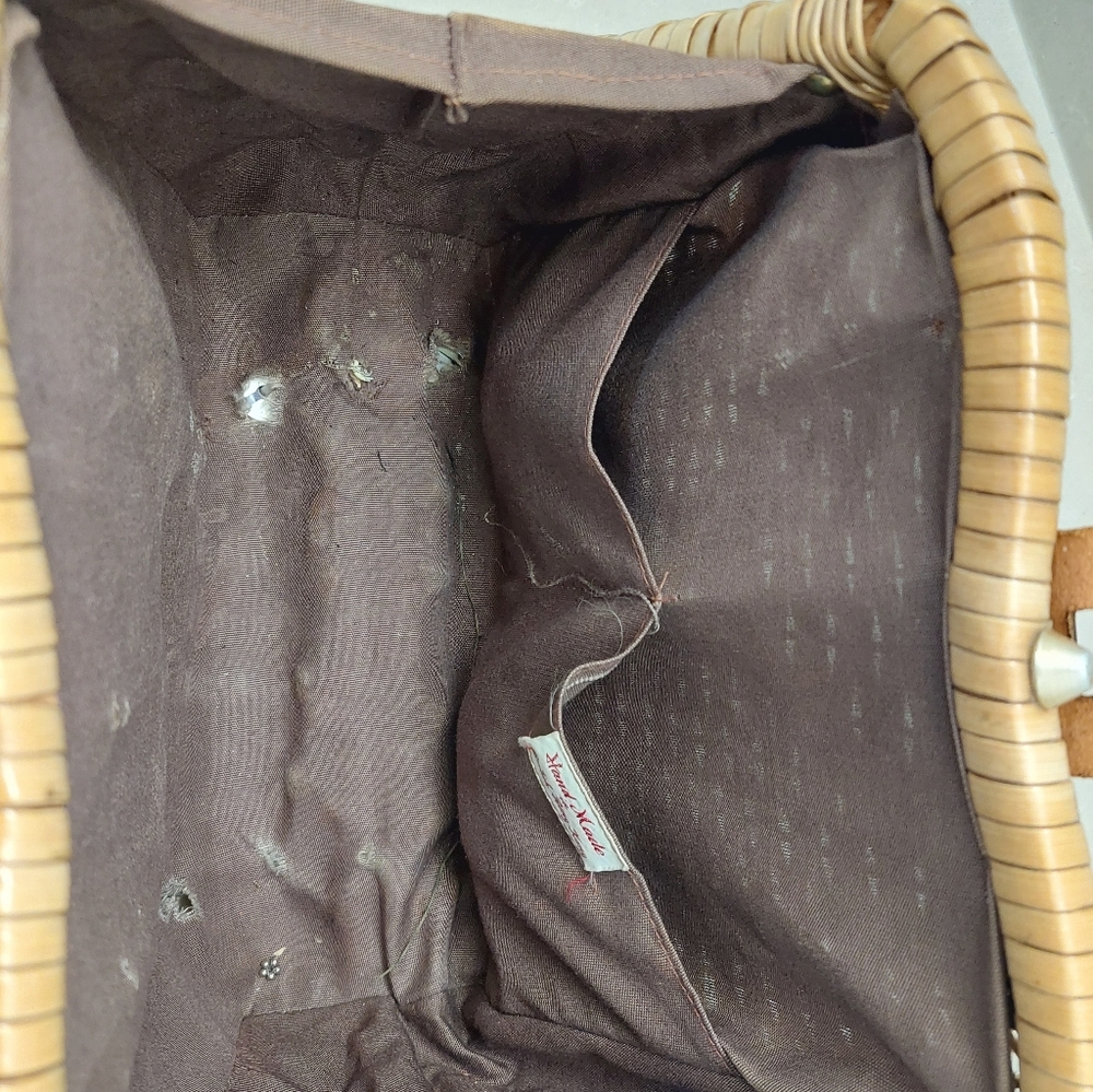 Vintage Wicker Handbag - Picture 4 of 4